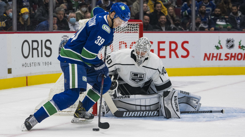 «Ванкувер» разгромил «Лос-Анджелес» в матче НХЛ, Подколзин отдал результативный пас