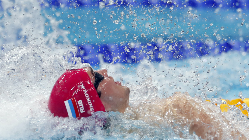Сборная России разделила победу с американцами в эстафете 4 х 50 м на ЧМ по плаванию