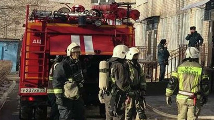 Замыкание электропроводки привело к пожару в инфекционной больнице в Астрахани