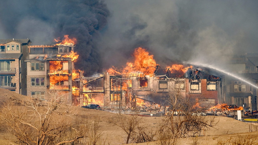 В штате Колодаро объявили ЧС из-за природных пожаров