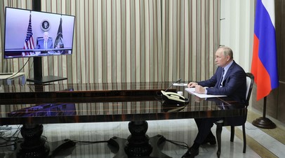 Путин в разговоре с Байденом выразил серьёзную озабоченность из-за действий Киева
