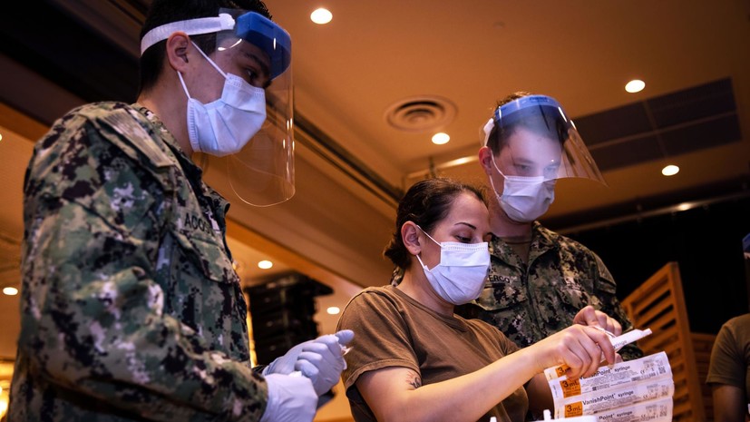 На Окинаве за сутки выявлено 235 случаев заболевания COVID-19 среди военных США