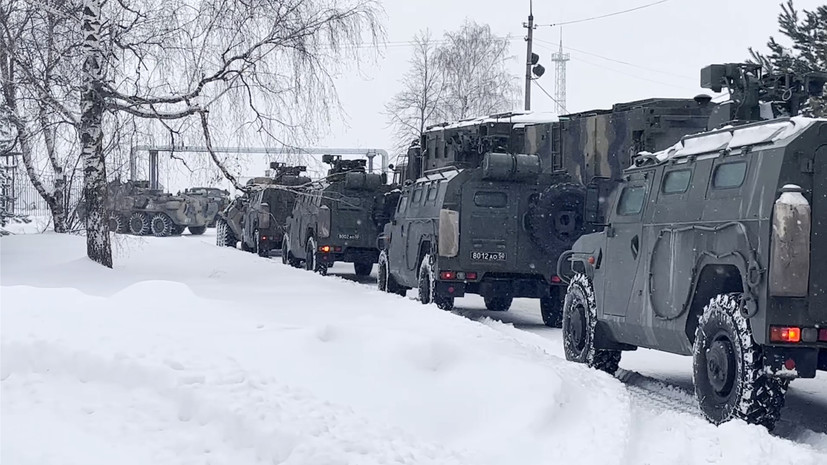 Российские миротворцы в Казахстане готовятся к приёму основных сил