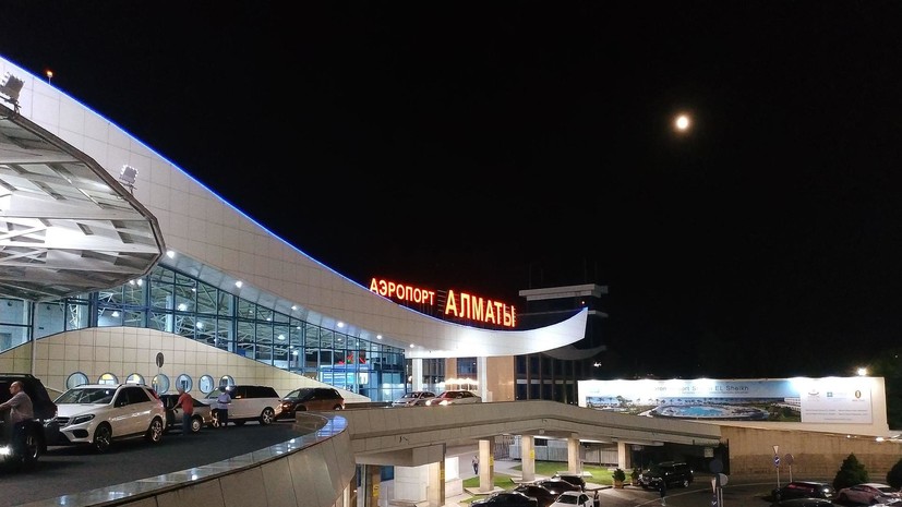 Аэропорт Алма-Аты не будет работать до полуночи 9 января