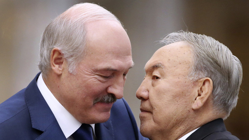 БЕЛТА: Лукашенко и Назарбаев обсудили ситуацию в Казахстане
