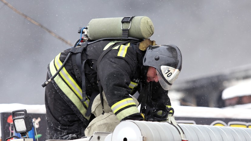 В ЕДДС назвали короткое замыкание возможной причиной пожара в пансионате в Кузбассе