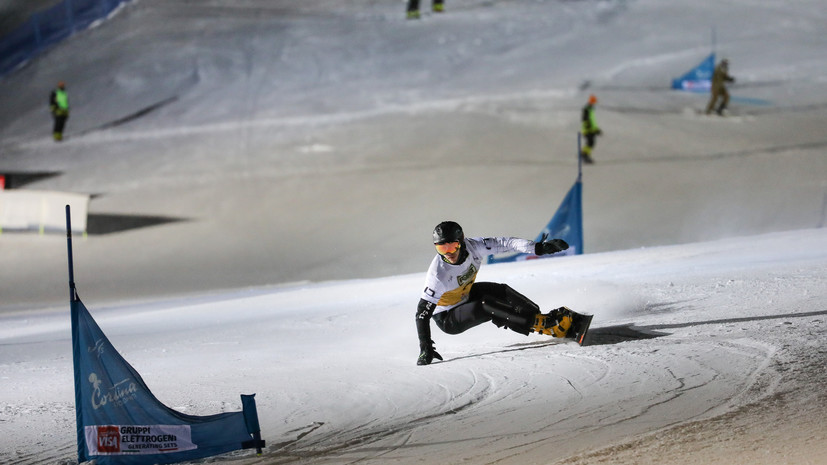 Логинов завоевал золото этапа КМ по сноуборду в Скуоле