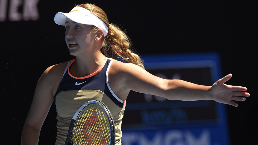 Потапова проиграла Бренгл в матче второго круга турнира WTA в Аделаиде
