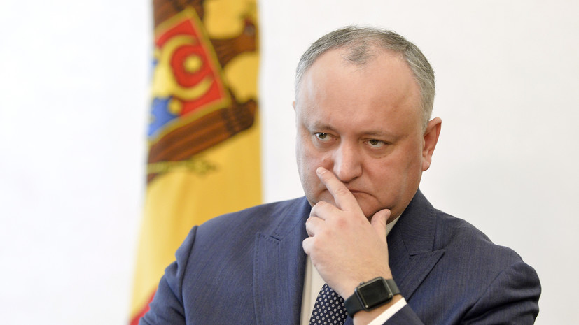 Додон призвал руководство Молдавии запросить переговоры с Россией из-за газового кризиса