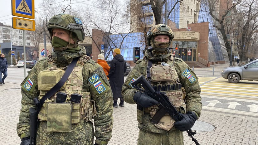 Песков заявил об эффективности миссии ОДКБ в Казахстане