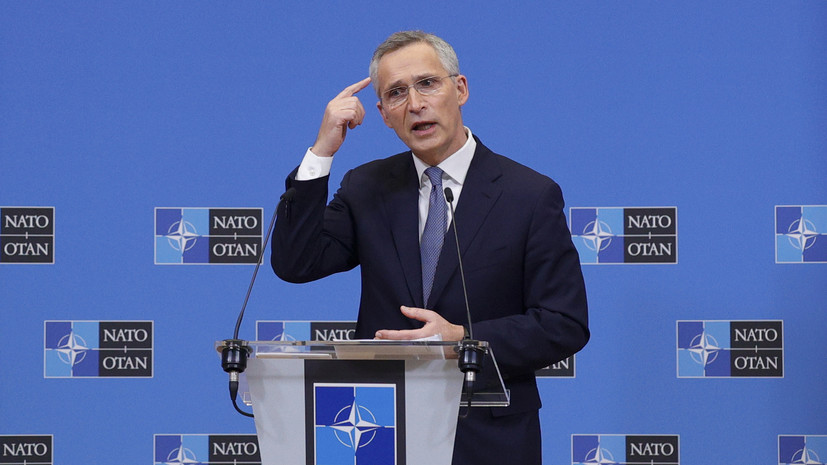 Генсек НАТО Столтенберг заявил, что Украина не представляет угрозы для России