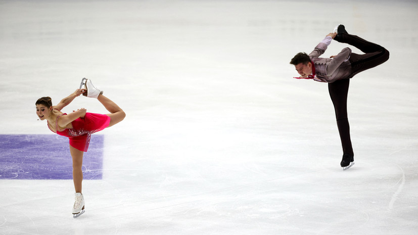 Mishina spoke about the purpose of their duet with Galliamov at the European Figure Skating Championships