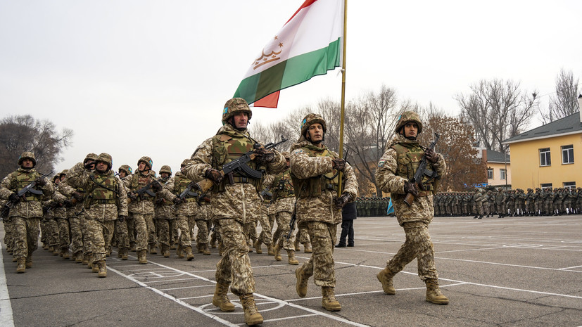 Миротворцы из Таджикистана вернутся домой из Казахстана 14 января