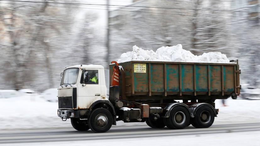 В Подмосковье вывезли более 30 тысяч кубометров снега за несколько дней