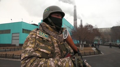 Миротворец ОДКБ в Казахстане