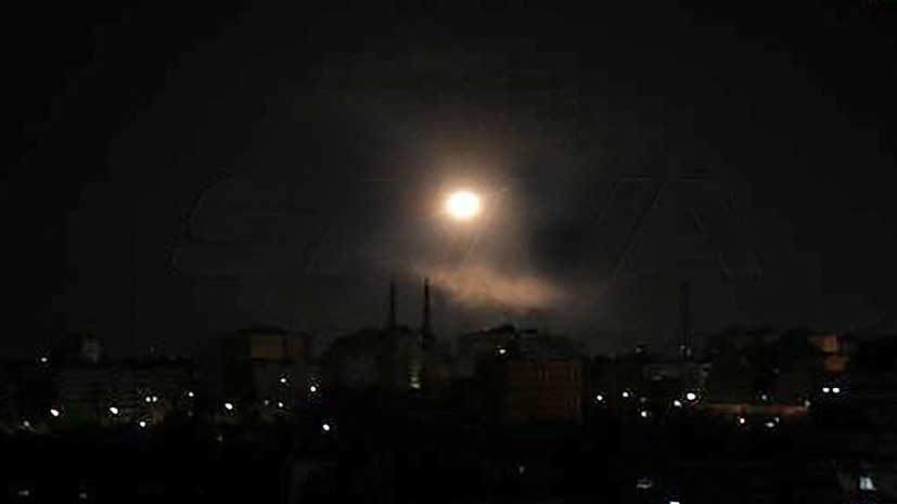 ЦПВС сообщил об ударе ВВС Израиля по Сирии в ночь на 9 февраля