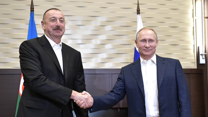 Путин 22 февраля обсудит с Алиевым реализацию договорённостей по Нагорному Карабаху