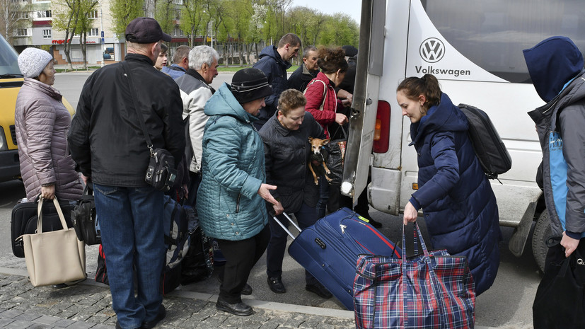В ДНР сообщили об эвакуации за сутки 626 человек из Мариуполя в Безыменное