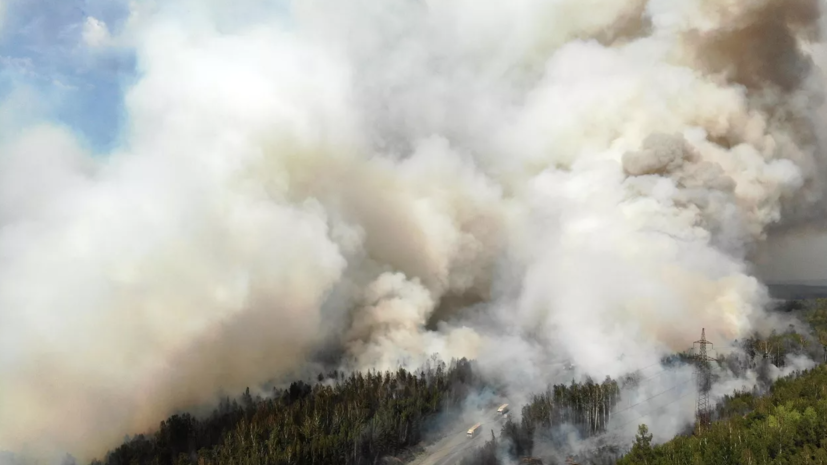 Пожары на площади около 2300 га тушат в лесах Иркутской области