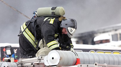 На юге Москвы один человек погиб при пожаре в производственном здании
