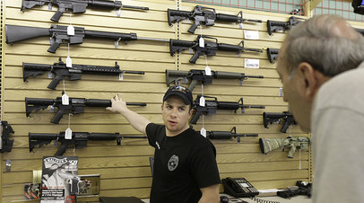 Оружейный магазин в Техасе