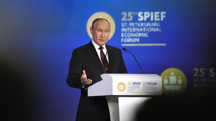 Путин допустил потерю глобальной конкурентоспособности ЕС из-за санкций против России