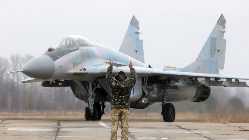Российские средства ПВО сбили в Днепропетровской области украинский истребитель МиГ-29