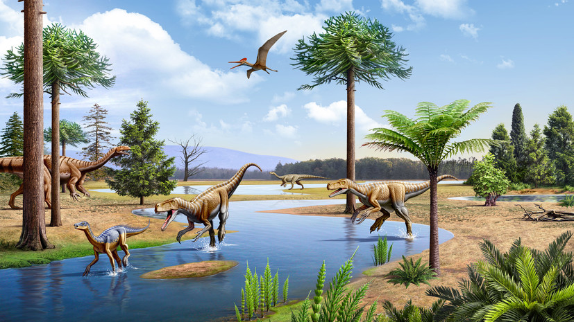 Метаболизм и перья: почему динозавры не вымерли во время вулканических зим триасового периода