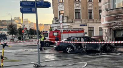 Грубое нарушение ПДД стало причиной аварии в центре Москвы