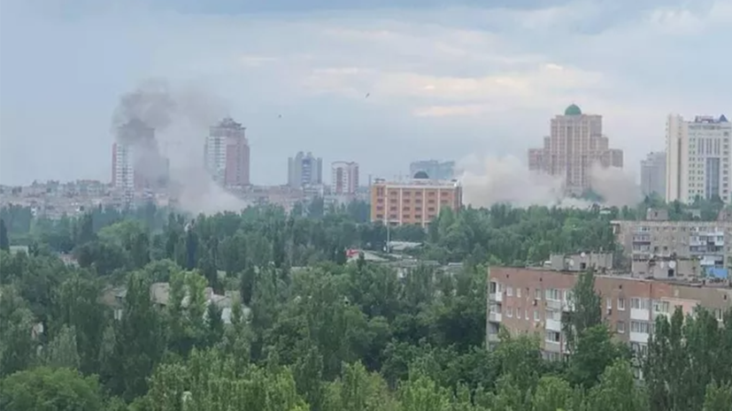 Украинские войска дважды обстреляли Донецк