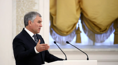 Володин заявил, что действия Киева вынуждают Россию продолжать спецоперацию