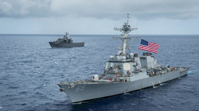 Китайские военные обвинили эсминец США в незаконном вторжении в акваторию островов Сиша