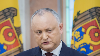 Додон допустил хаос в Молдавии в случае её присоединения к ЕС