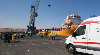 Десять человек предстанут перед судом в связи с утечкой газа в иорданском порту Акаба