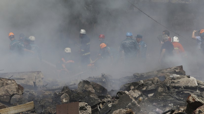 Число пострадавших при взрыве на рынке в Ереване увеличилось до 51