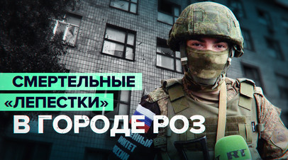 Опасные лепестки: украинские каратели сбрасывают на Донецк запрещённые мины