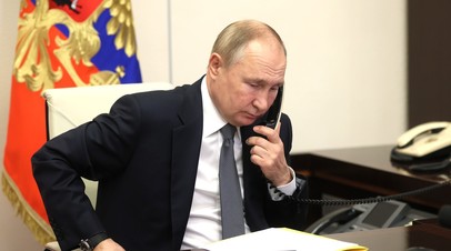 Путин  провёл телефонные переговоры с главой Мали