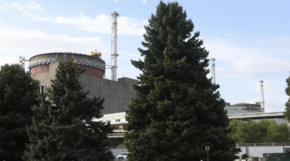 Российские военные сбили ударный БПЛА в районе Запорожской АЭС
