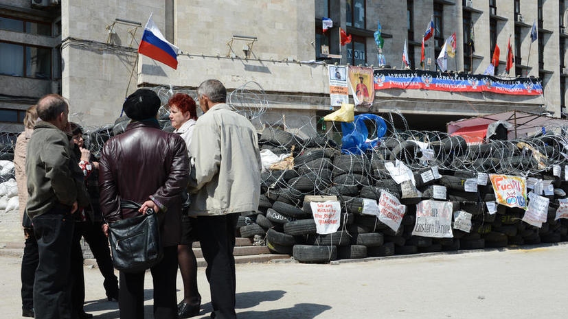 В Донецке и Харькове проходят митинги сторонников федерализации Украины