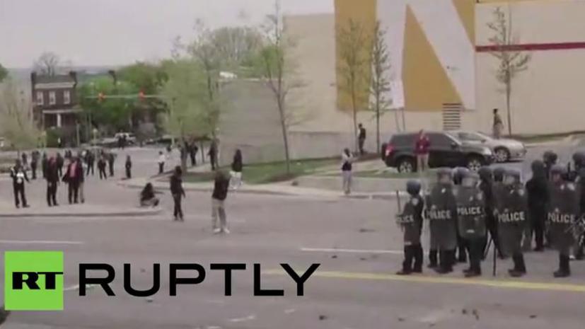 В Балтиморе происходят массовые беспорядки