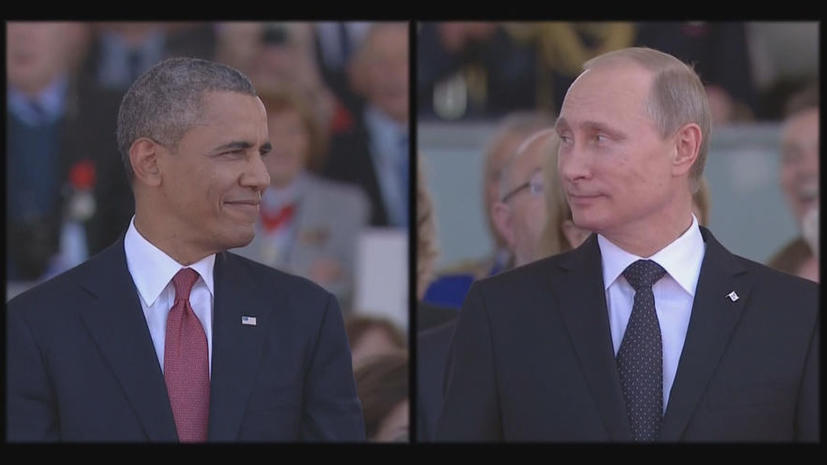 Владимир Путин и Барак Обама высказались за прекращение кровопролития на Украине
