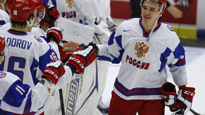 Молодёжная сборная России вышла в полуфинал Чемпионата мира по хоккею