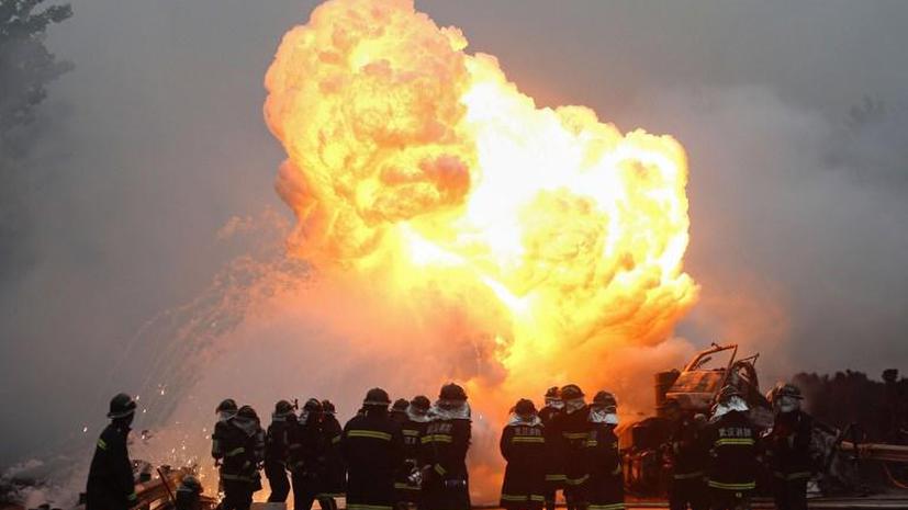 На химическом заводе в Китае произошёл взрыв метанола