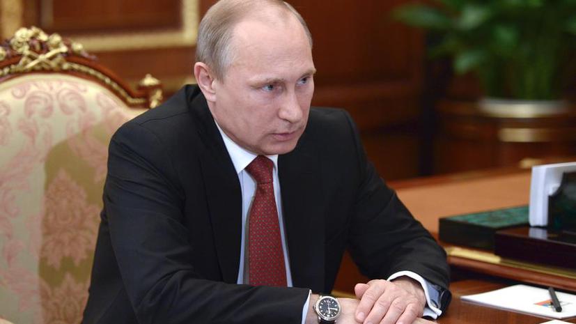 Владимир Путин призвал ополчение Новороссии открыть гуманитарный коридор для окружённых военных