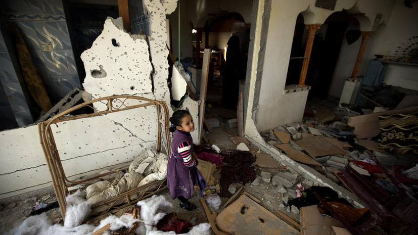 Израиль вновь ударил по сектору Газа накануне миротворческого визита госсекретаря США на Ближний Восток