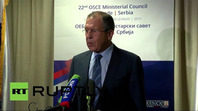 Сергей Лавров об обвинениях Турции в причастности РФ к покупке нефти у ИГ: На воре и шапка горит