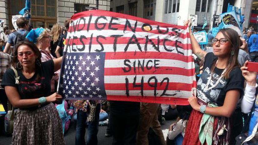 #FloodWallStreet: экоактивисты устроили акцию протеста в Нью-Йорке