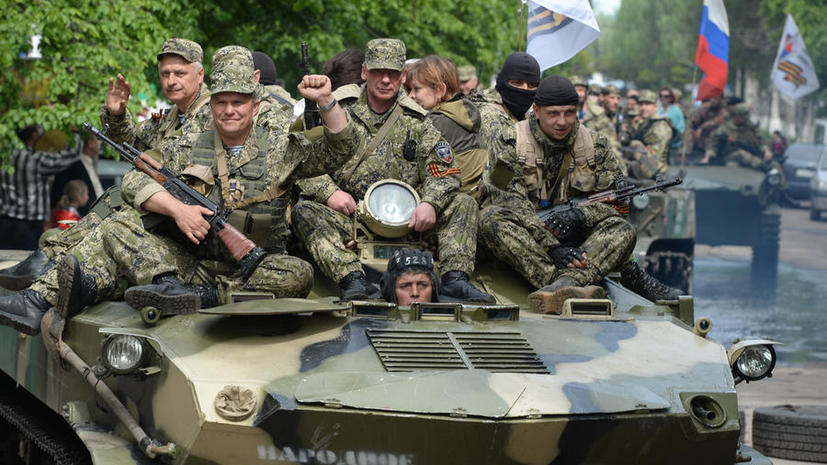 Ополченцы юго-востока Украины заявили о готовности сложить оружие, если Киев выведет войска из региона