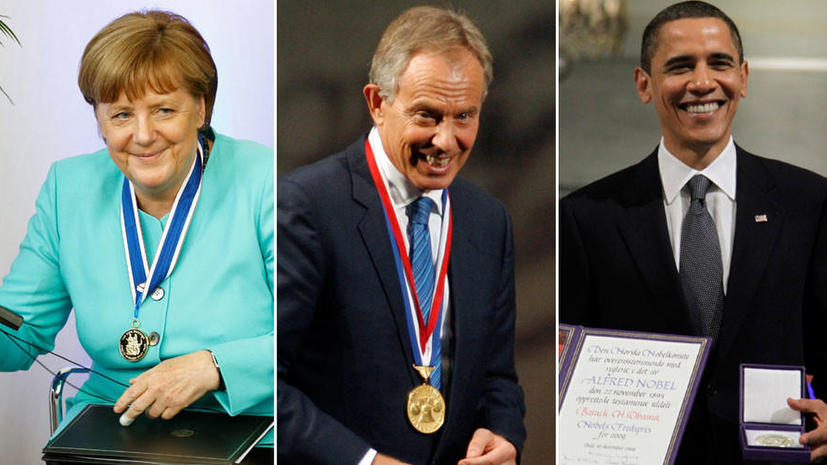 Награда нашла героя: Ангела Меркель и другие политики, отмеченные неизвестно за что