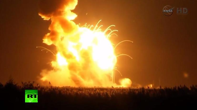 Ракета Antares была специально подорвана после выявления неполадок при запуске